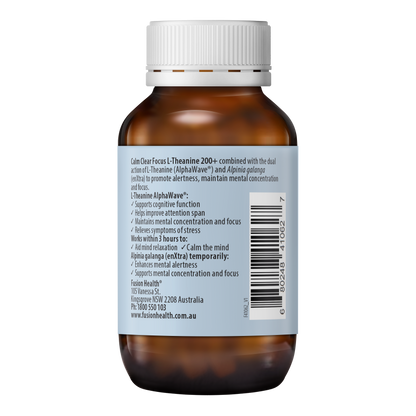 Calm Clear Focus L-Theanine 200+ (30 Tablets)