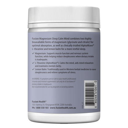 Magnesium Sleep Calm Mind