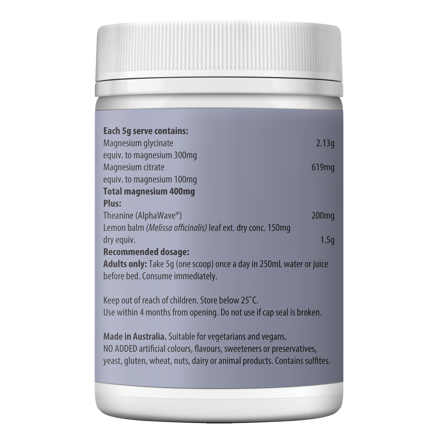 Magnesium Sleep Calm Mind