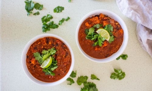 Kidney-nourishing black bean and quinoa stew