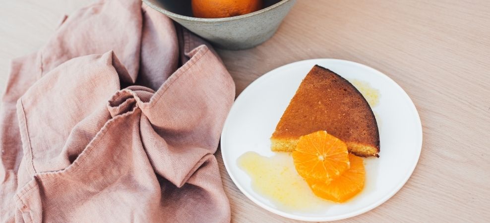 Orange, Almond & Polenta Cake