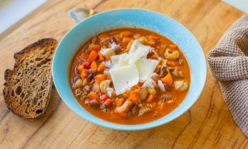 Warming Minestrone Soup